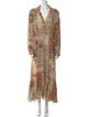Etro Paisley Print Long Dress