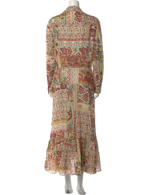 Etro Paisley Print Long Dress