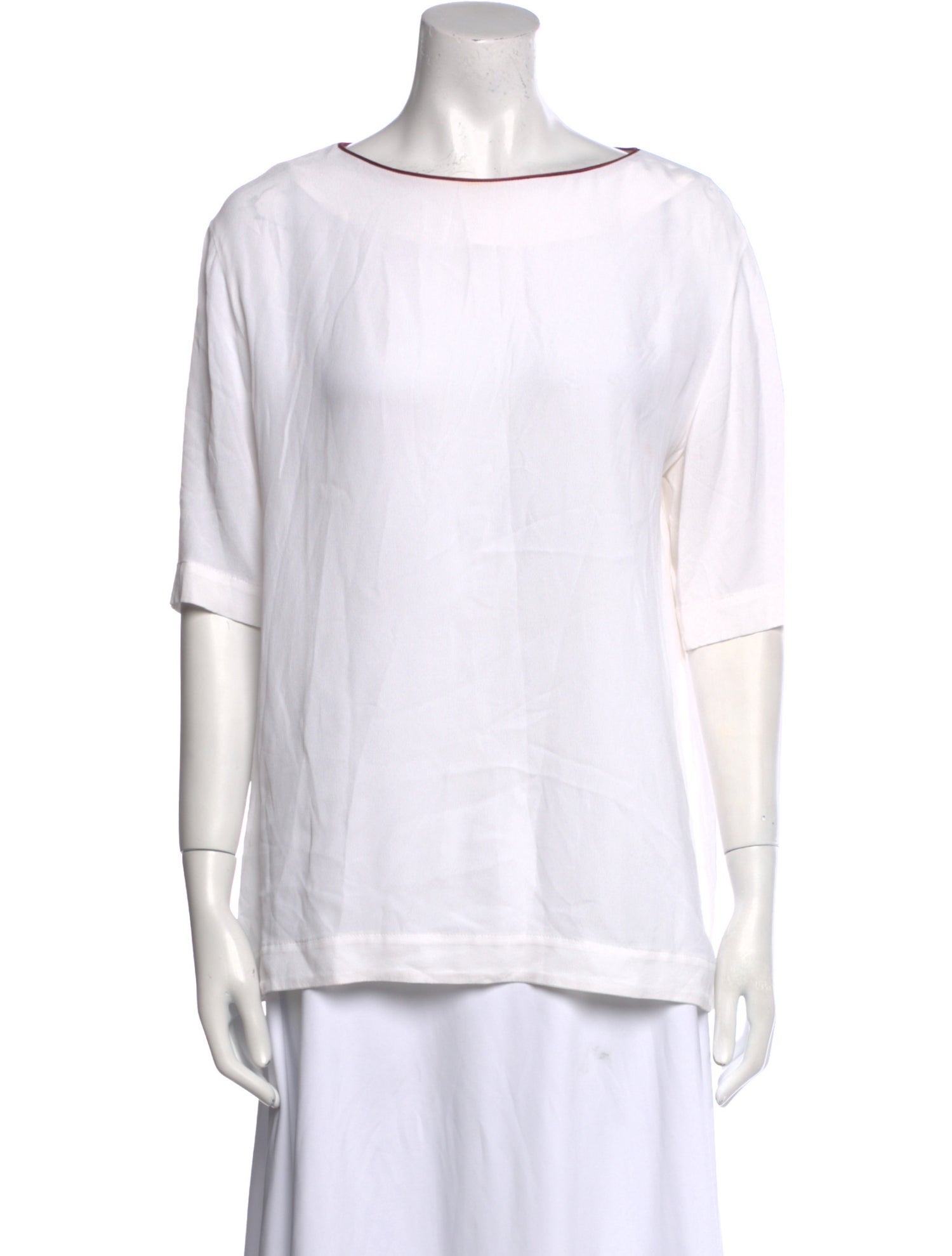 Etro Bateau Neckline Short Sleeve T-Shirt