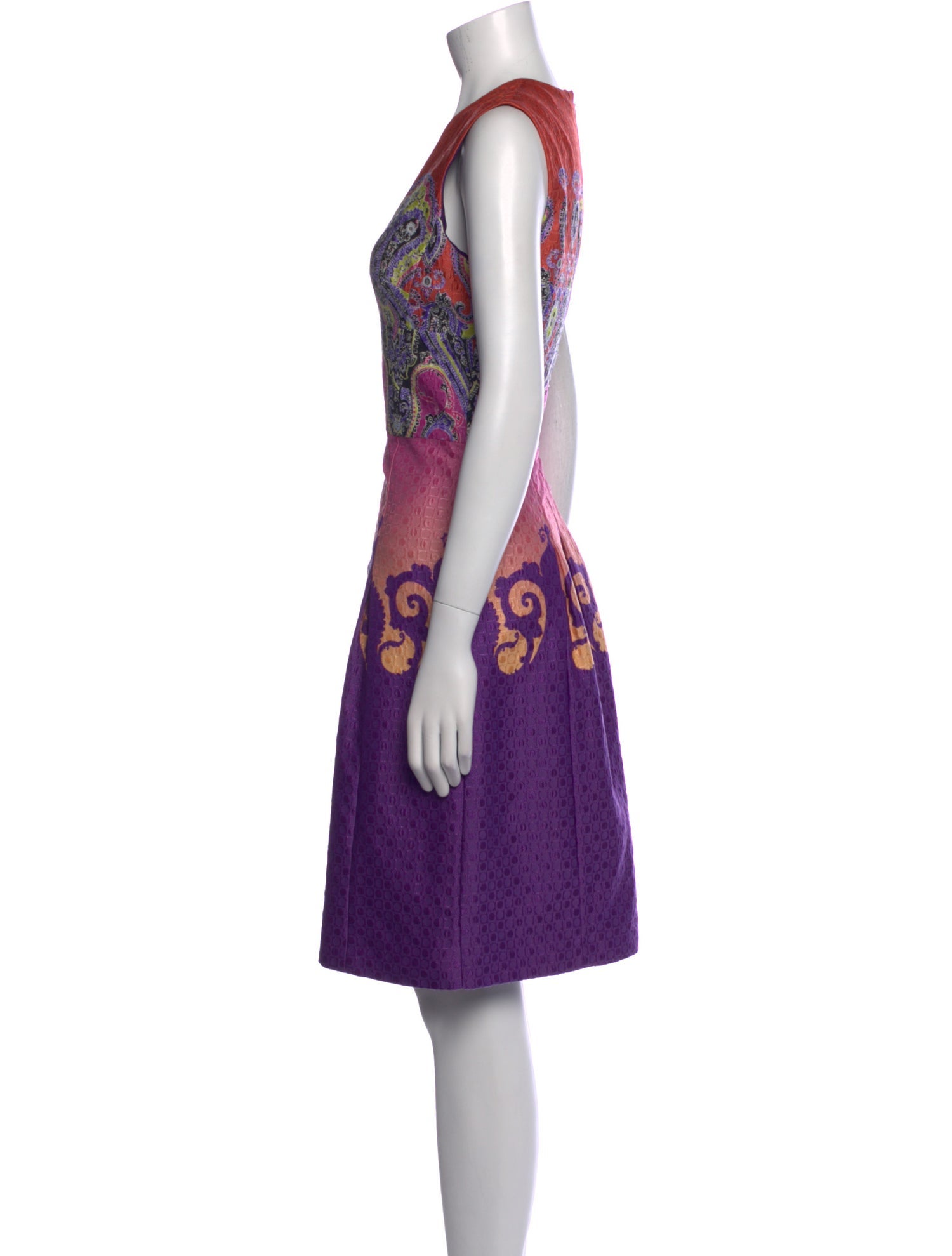 Etro Printed Knee-Length Dress