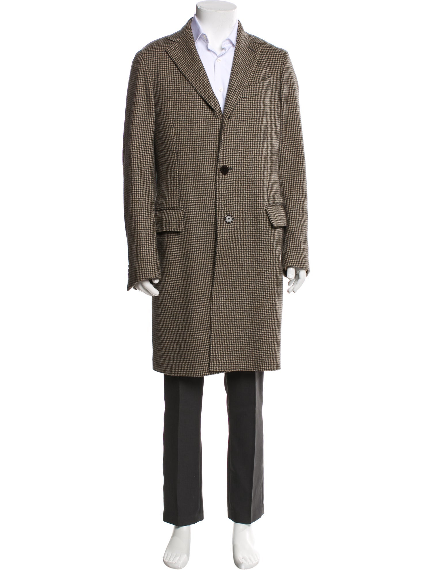 Etro Cashmere Houndstooth Print Blazer