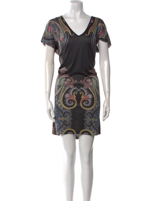 Etro Paisley Print Knee-Length Dress