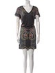 Etro Paisley Print Knee-Length Dress