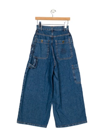 Etro High-Rise Wide Leg Jeans