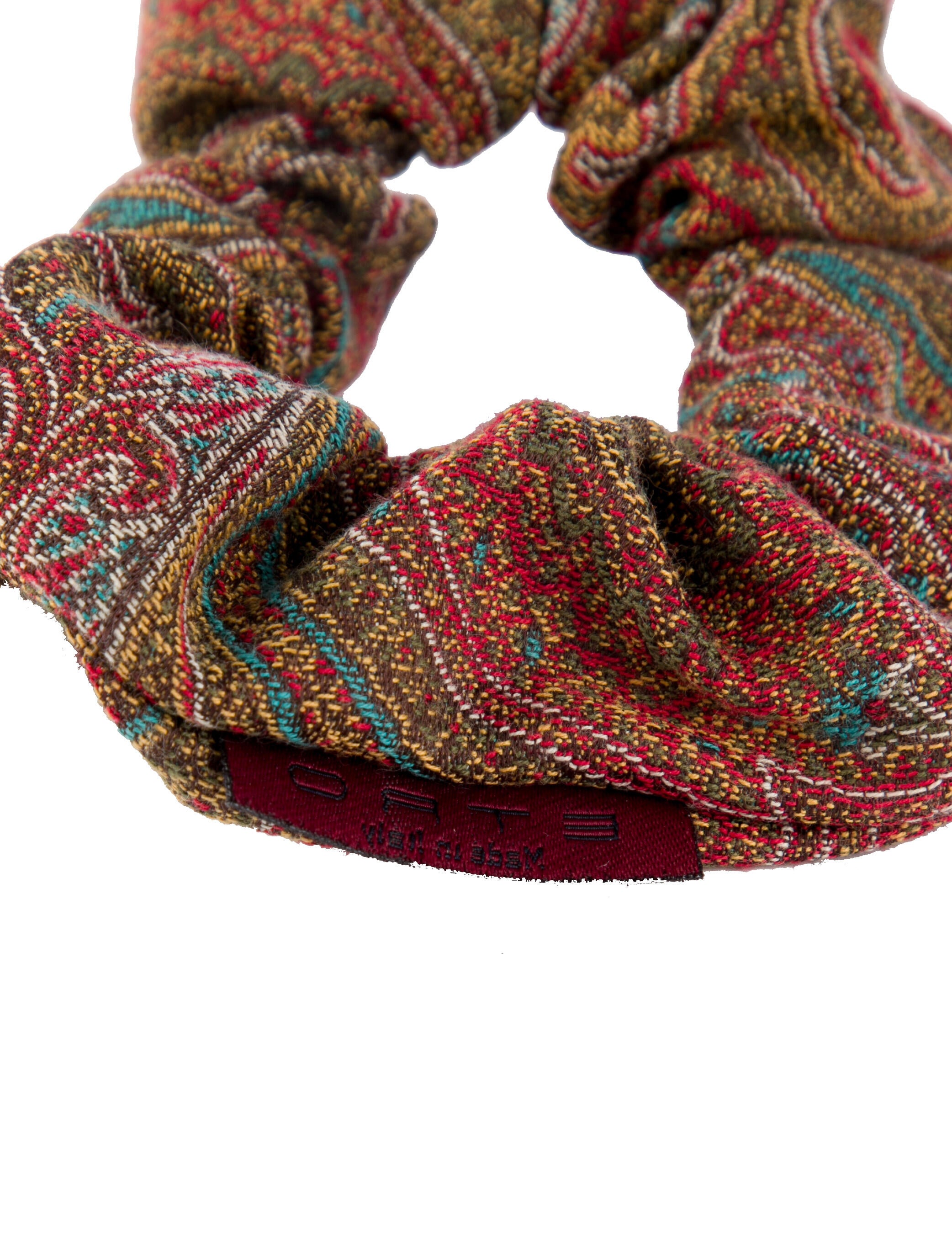 Etro Pattern Scrunchy