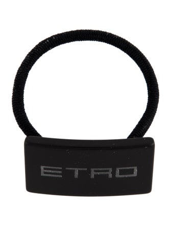 Etro womens' black hair tie