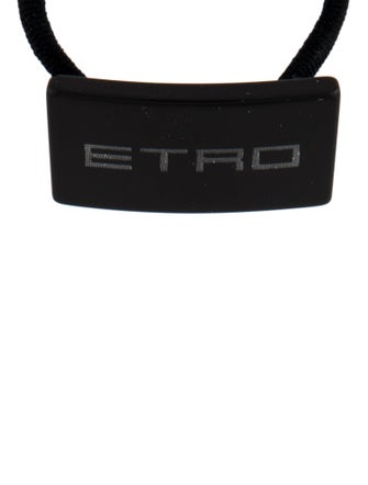 Etro womens' black hair tie
