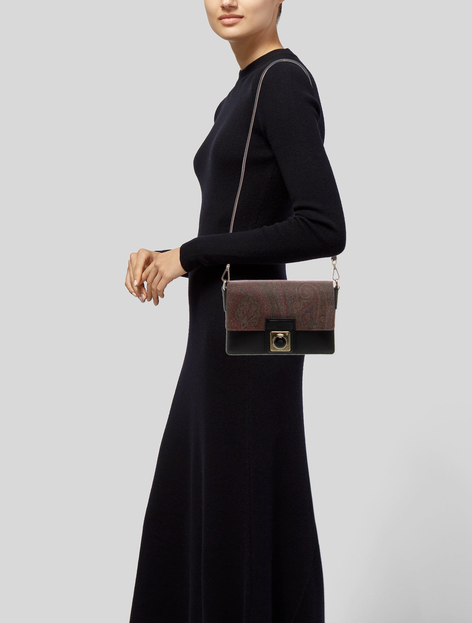 Etro Leather Shoulder Bag