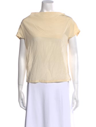 Etro Silk Bateau Neckline Blouse