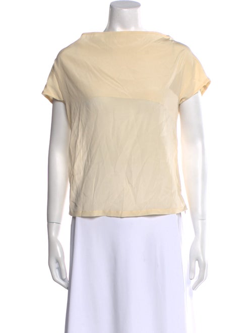 Etro Silk Bateau Neckline Blouse