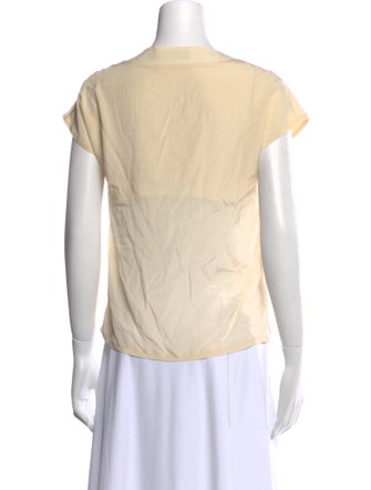 Etro Silk Bateau Neckline Blouse