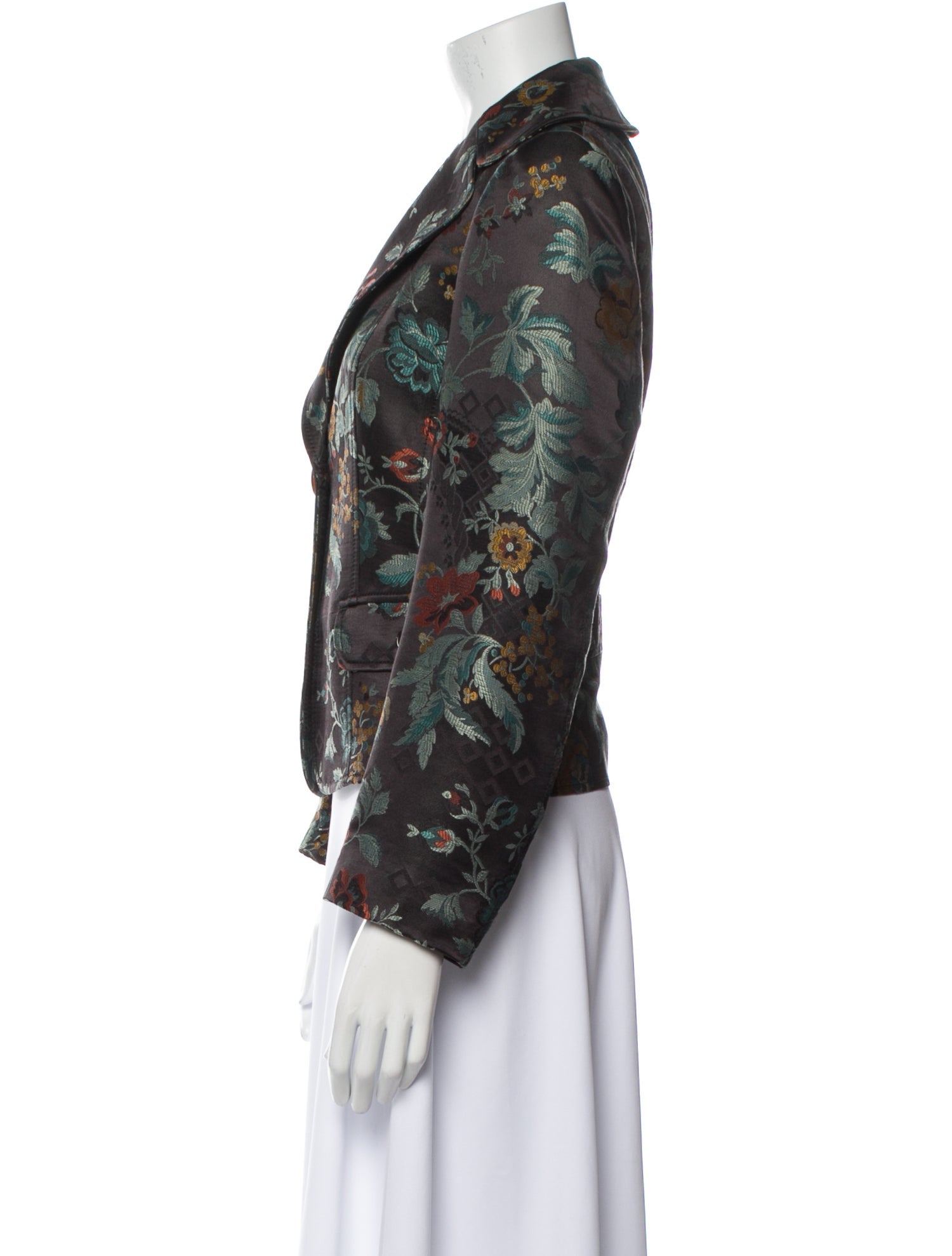 Etro Floral Print Blazer