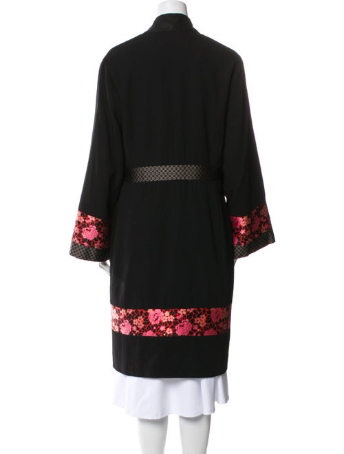 Etro Wool Floral Print Coat