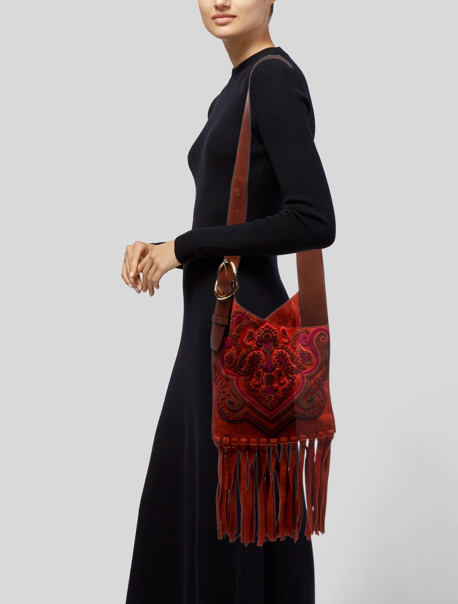 Etro Suede Bucket Bag