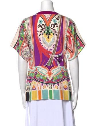 Etro Silk Paisley Print Tunic