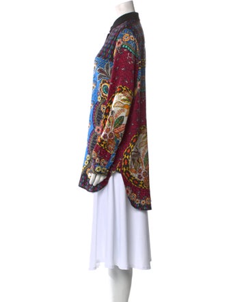 Etro Paisley Print Long Sleeve Tunic