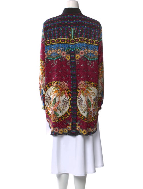 Etro Paisley Print Long Sleeve Tunic