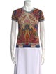 Etro Paisley Print Crew Neck T-Shirt