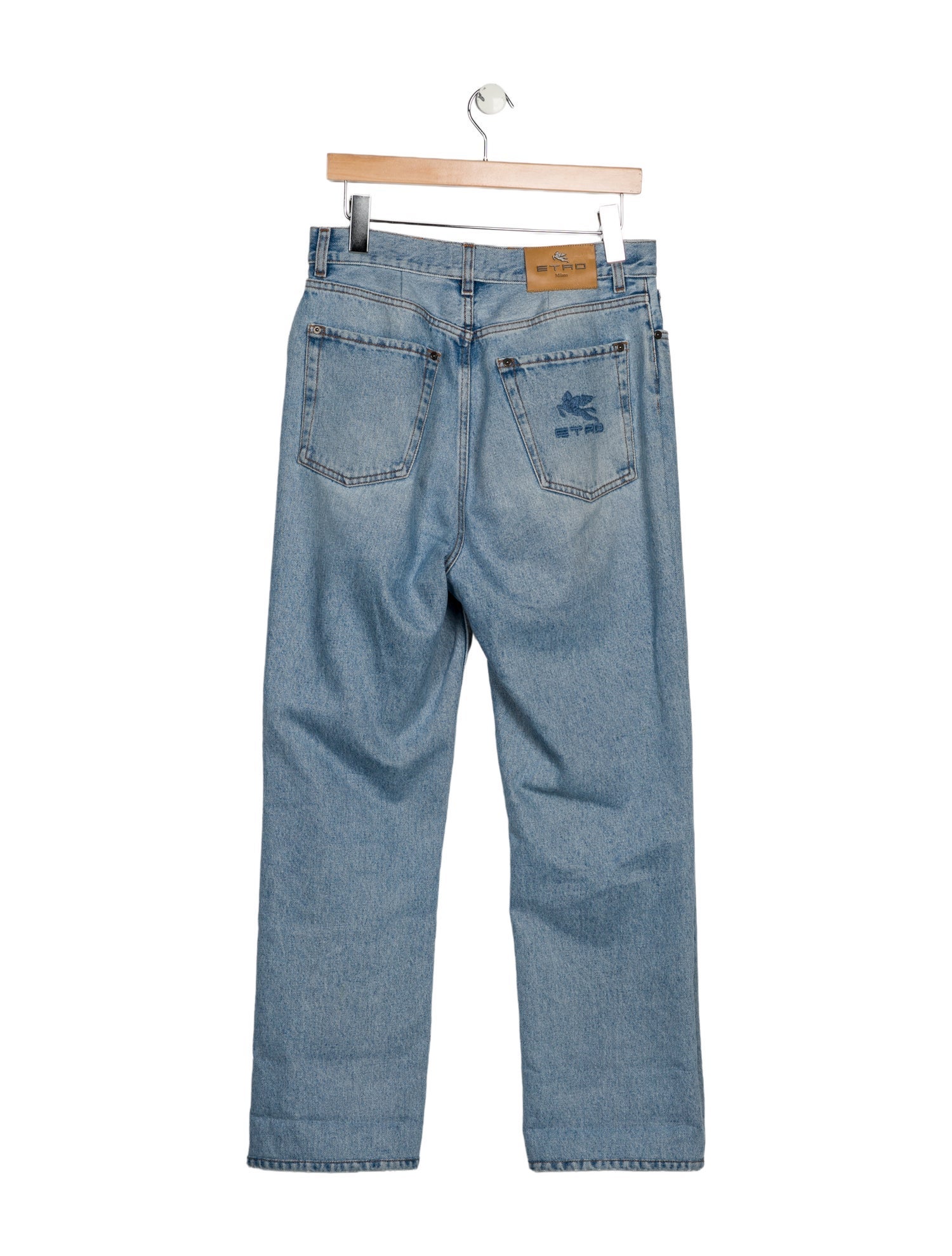 Etro High-Rise Straight Leg Jeans