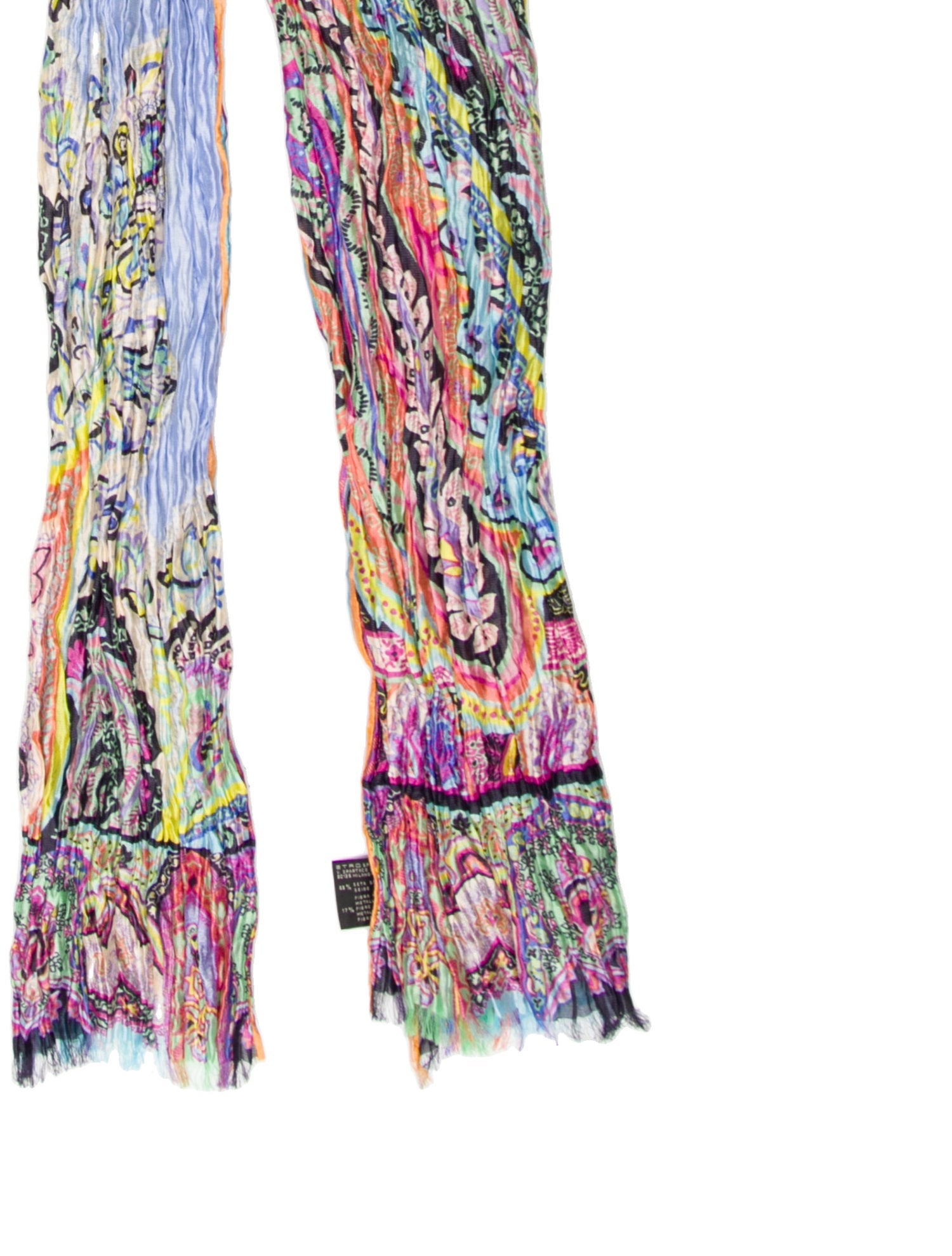 Etro Silk Striped Scarf