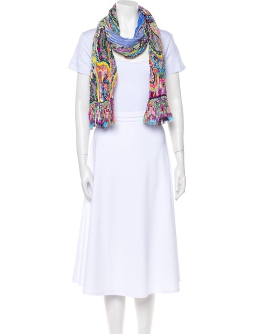Etro Silk Striped Scarf