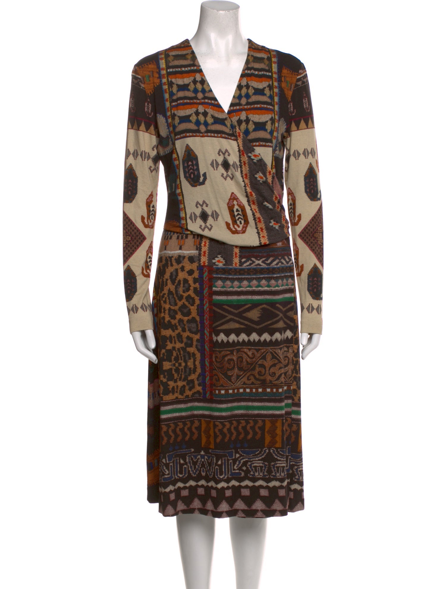 Etro Printed Midi Length Dress