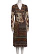 Etro Printed Midi Length Dress
