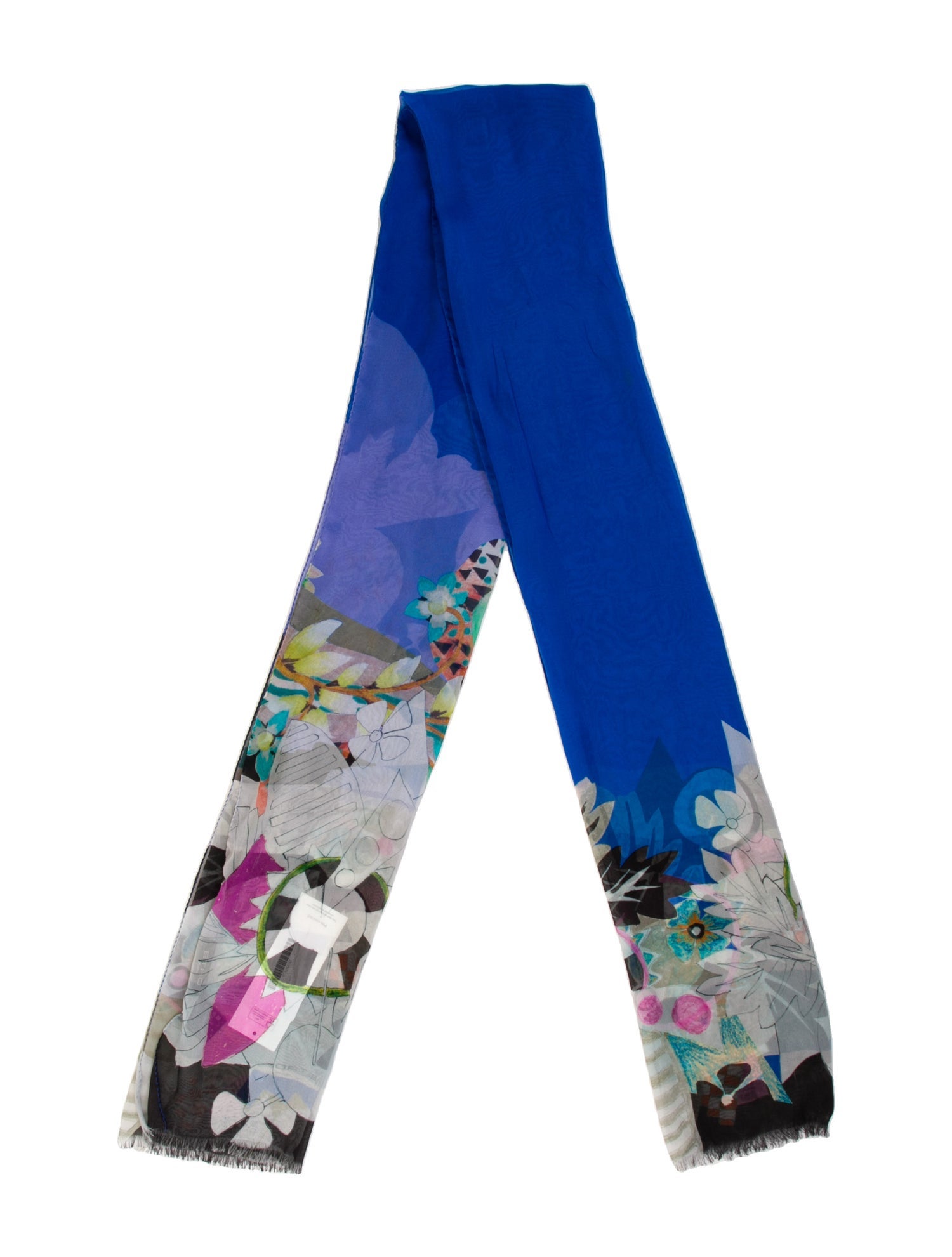 Etro Silk Floral Print Scarf