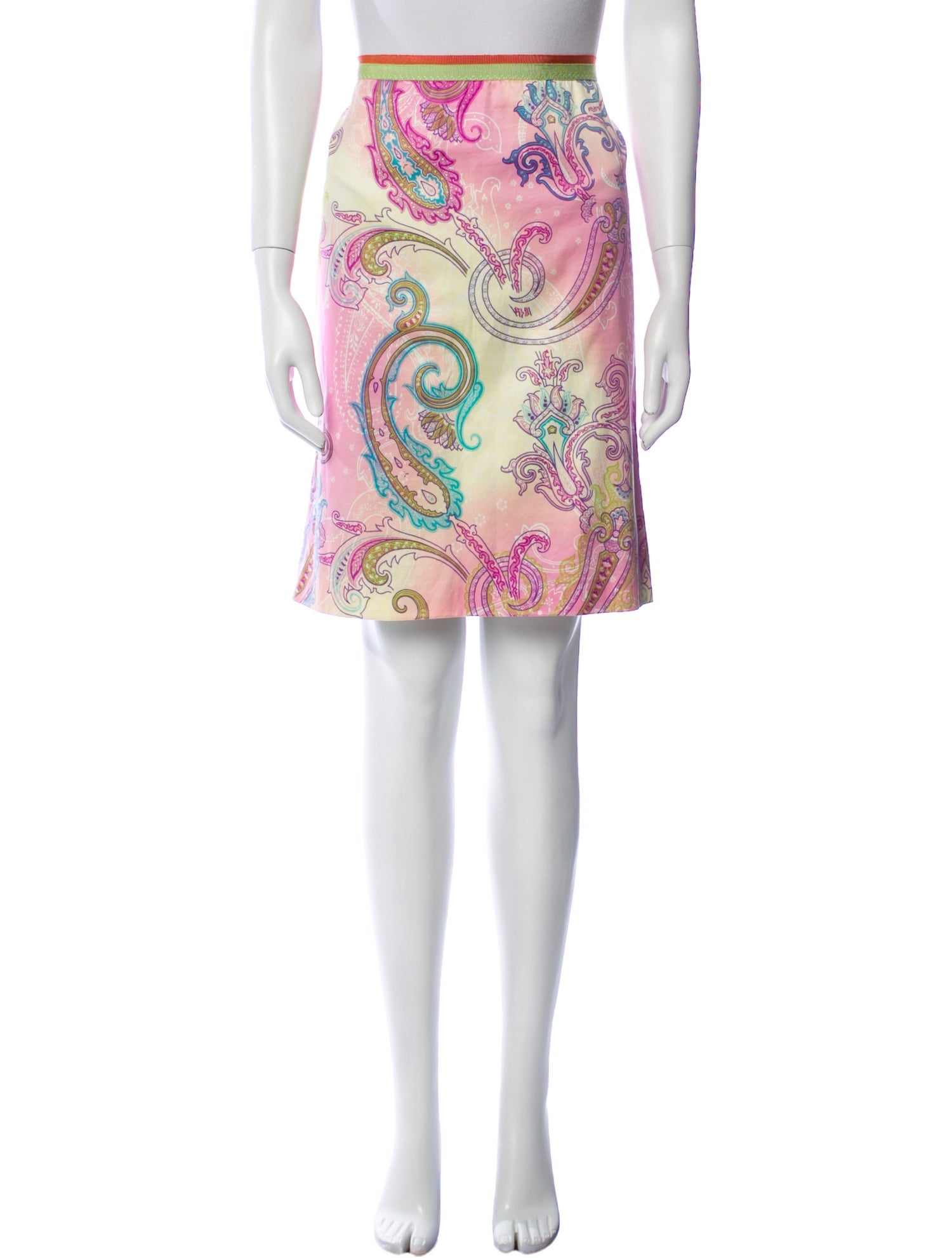 Etro Paisley Print Knee-Length Skirt