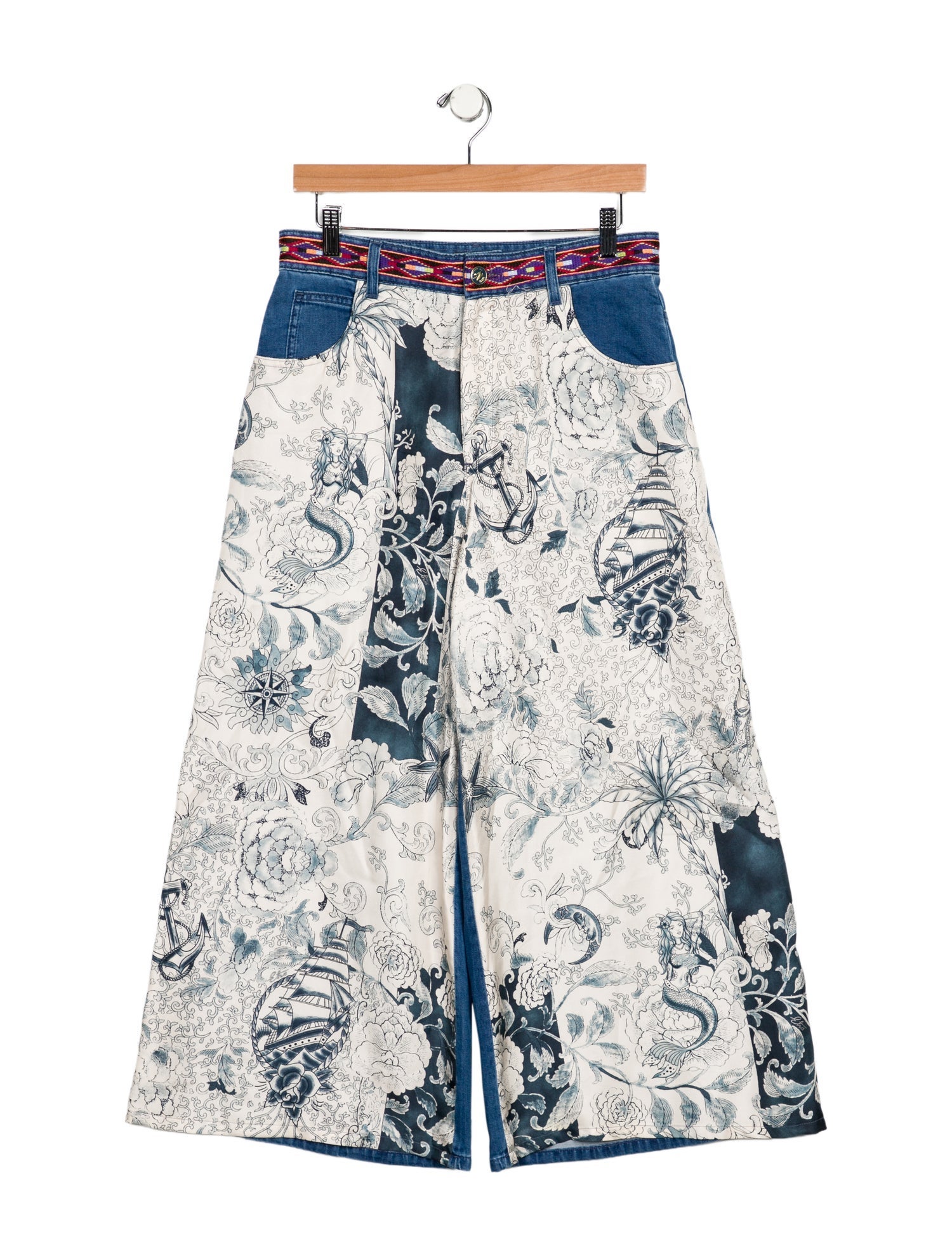 Etro High-Rise Wide Leg Jeans