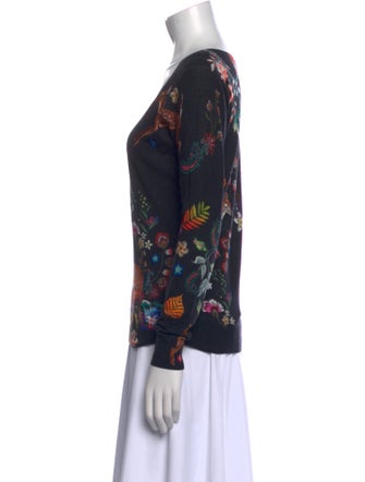 Etro Silk Floral Print Top