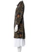 Etro Floral Print Trench Coat