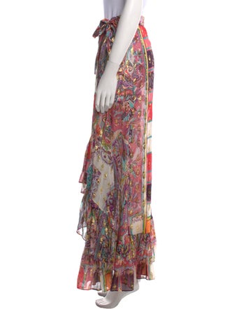 Etro Silk Long Skirt