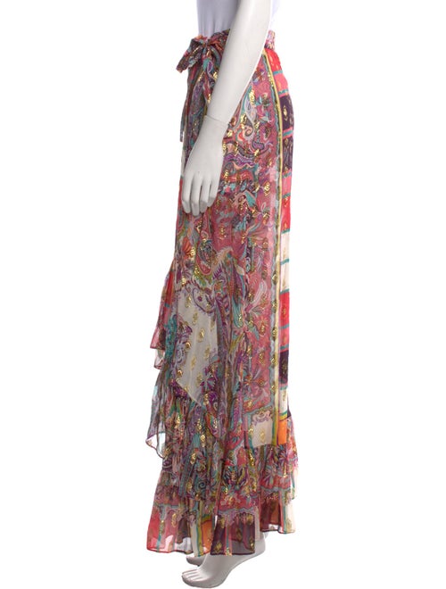 Etro Silk Long Skirt