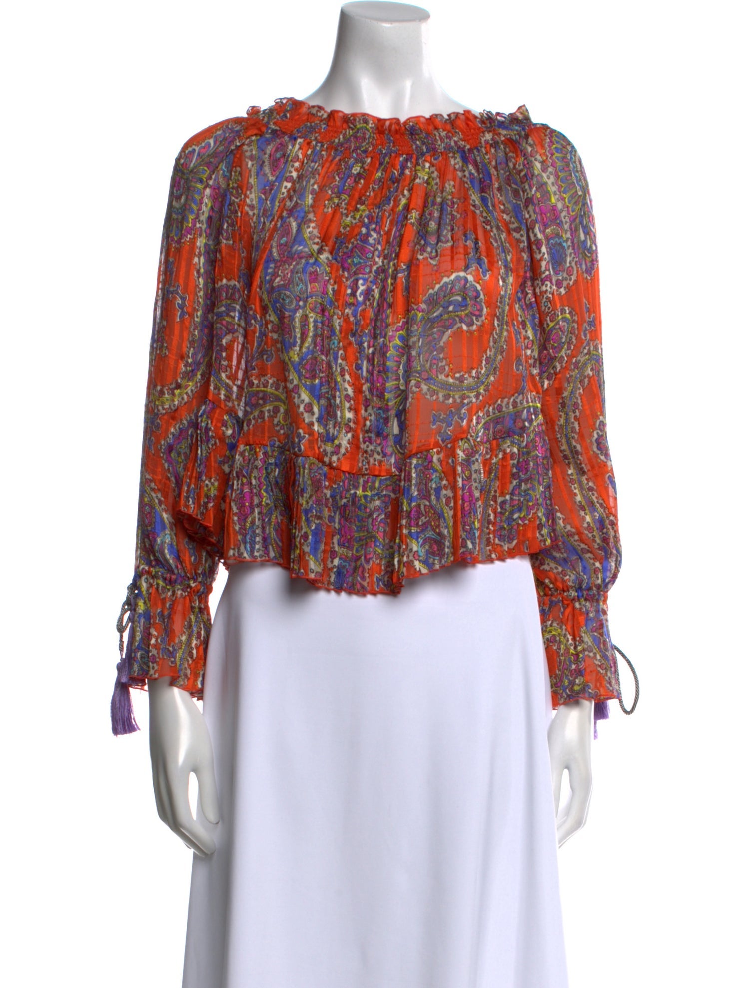 Etro Silk Paisley Print Blouse