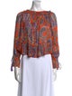 Etro Silk Paisley Print Blouse