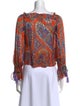 Etro Silk Paisley Print Blouse