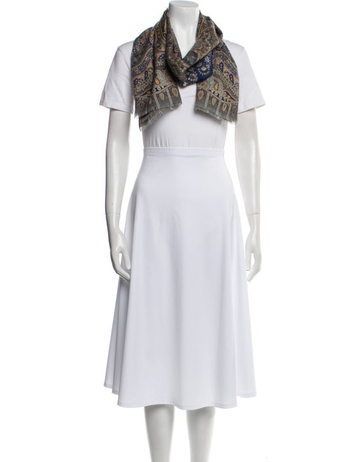 Etro Cashmere Paisley Print Scarf