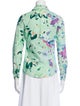 Etro Floral Print Long Sleeve Button-Up Top