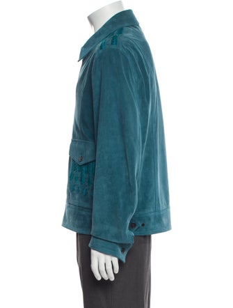 Etro Calfskin Trucker Jacket