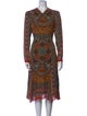 Etro Silk Midi Length Dress