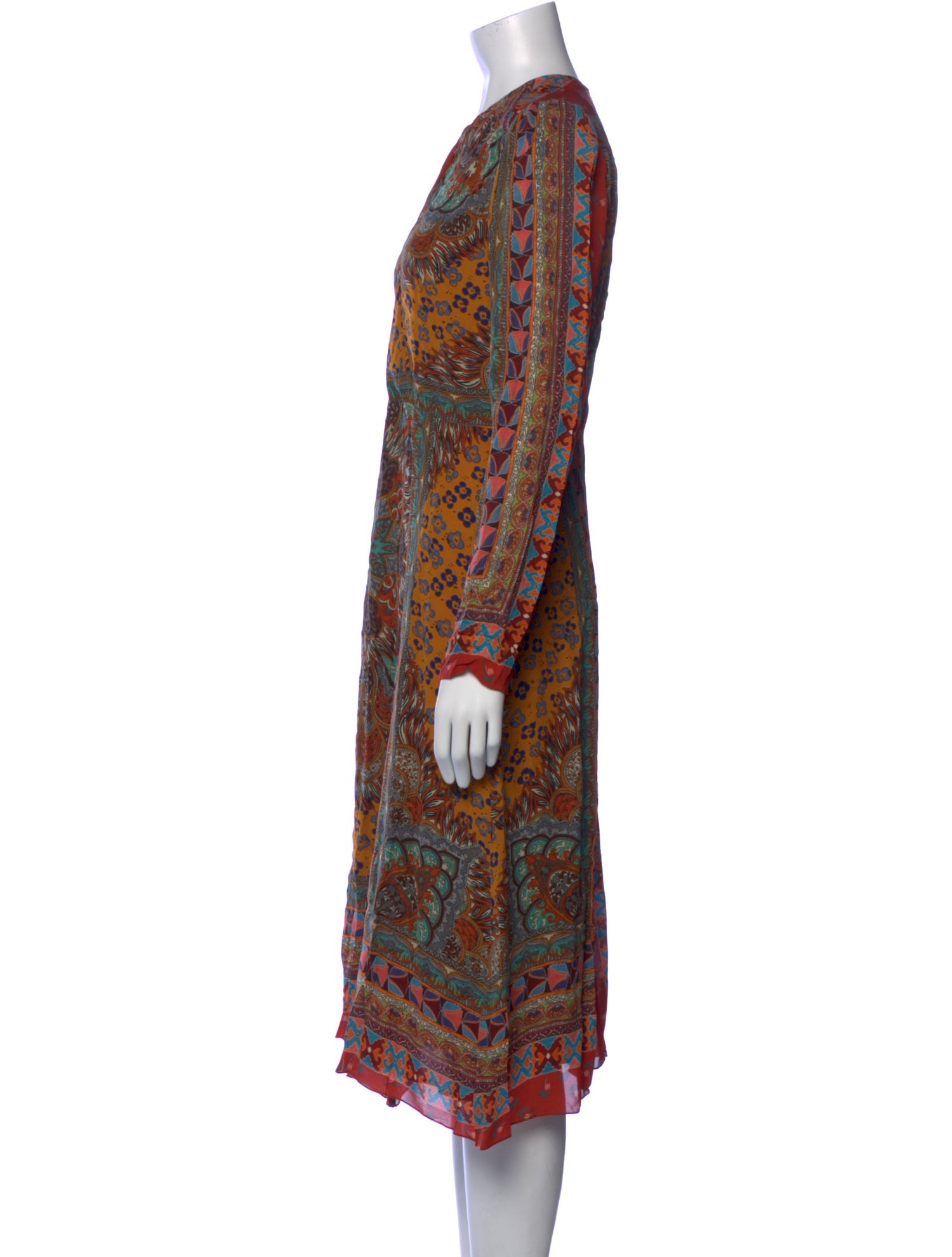 Etro Silk Midi Length Dress