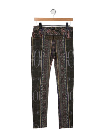 Etro Mid-Rise Straight Leg Jeans
