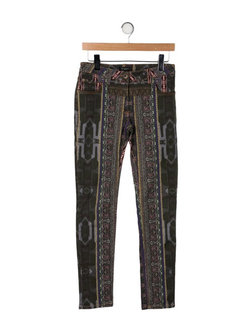 Etro Mid-Rise Straight Leg Jeans