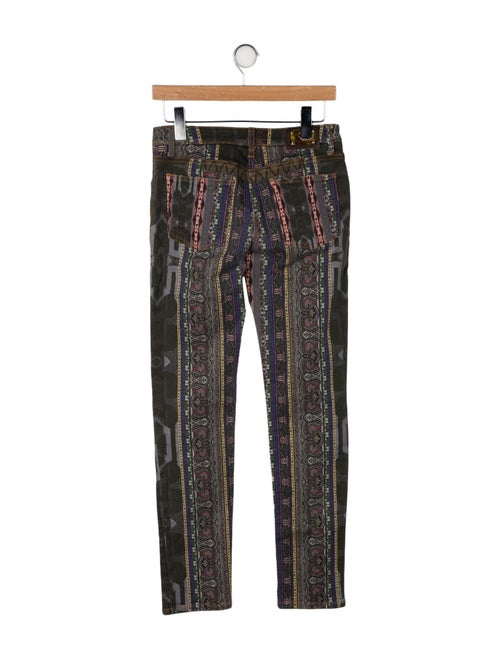Etro Mid-Rise Straight Leg Jeans