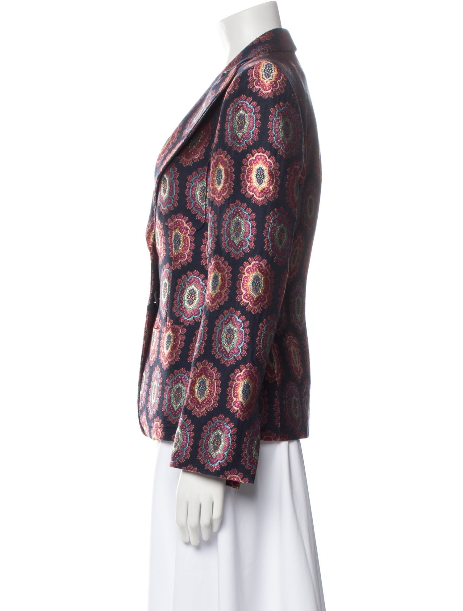 Etro Floral Print Blazer