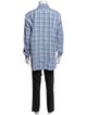 Etro Plaid Print Long Sleeve Dress Shirt