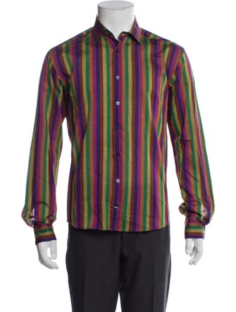 Etro Striped Long Sleeve Shirt