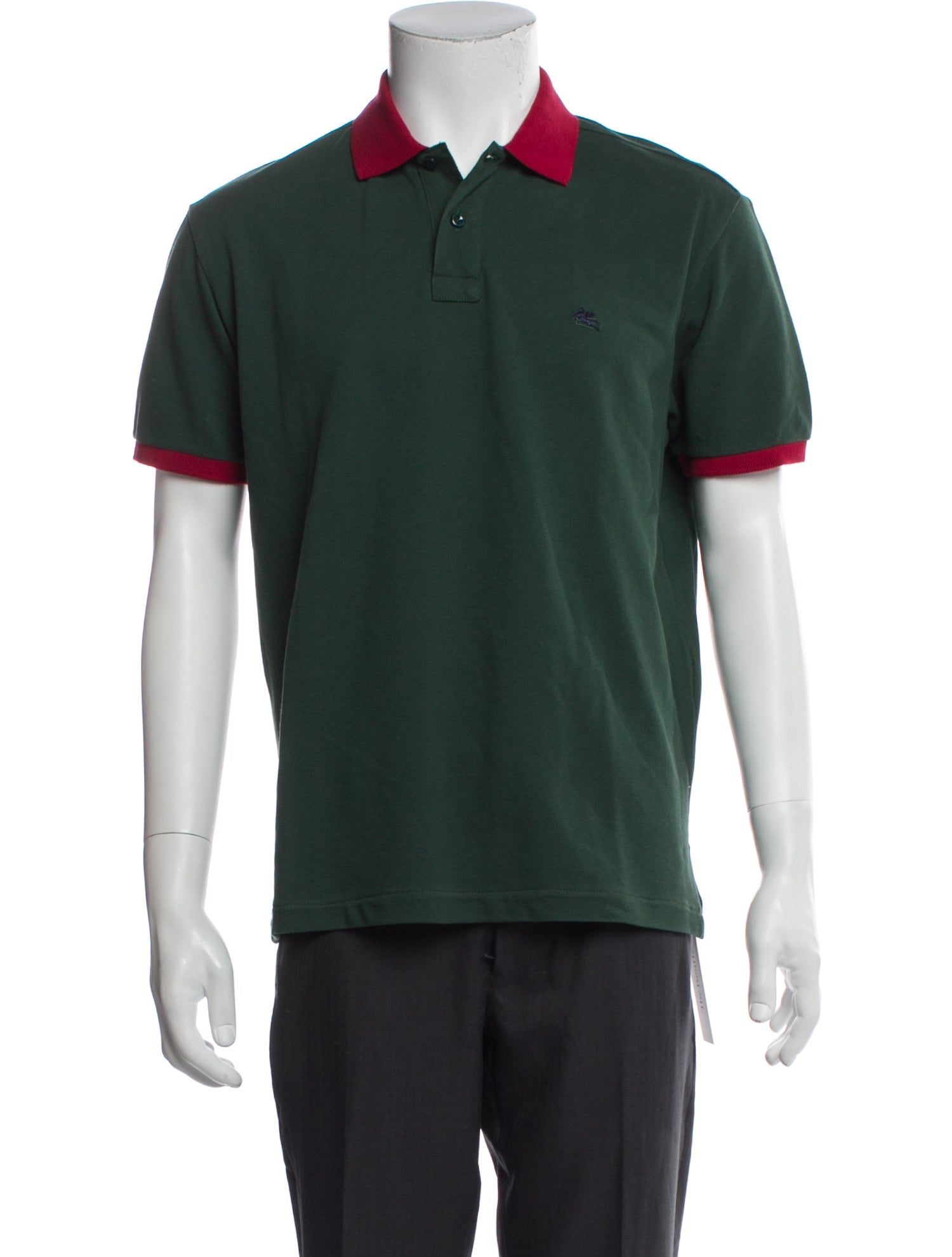 Etro Crew Neck Short Sleeve Polo Shirt