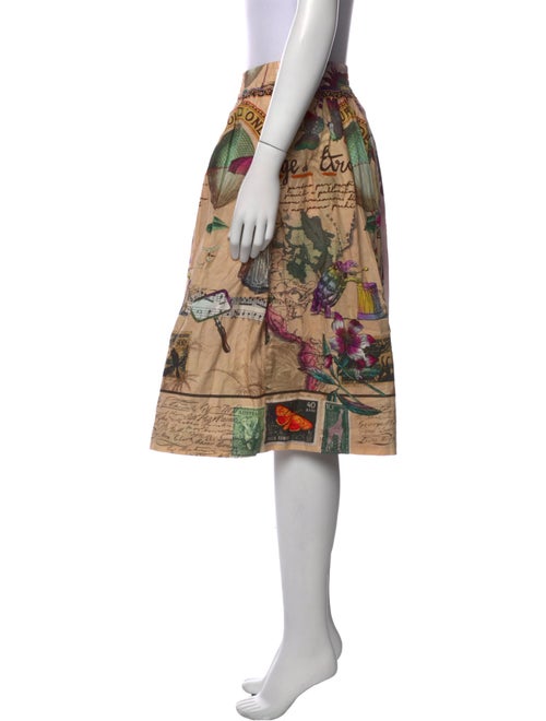 Etro Printed Knee-Length Skirt